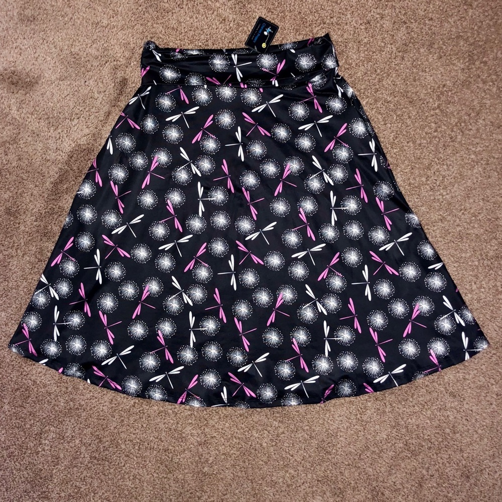 Charlie’s Project Dragonfly Aline Skirt Size Small
